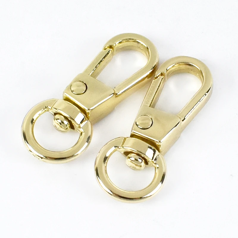 10-50 Stück 8mm Metall-Drehkarabinerhaken Taschenkettenverschluss Hundehalsband-Verbindungsstück Karabinerhaken DIY-Hardware-Zubehör