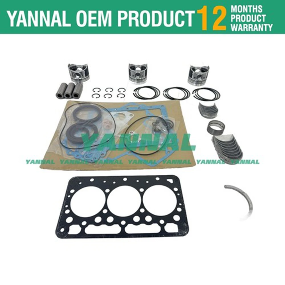 

D722 Overhaul Re-ring Kit for Kubota D722 Engine