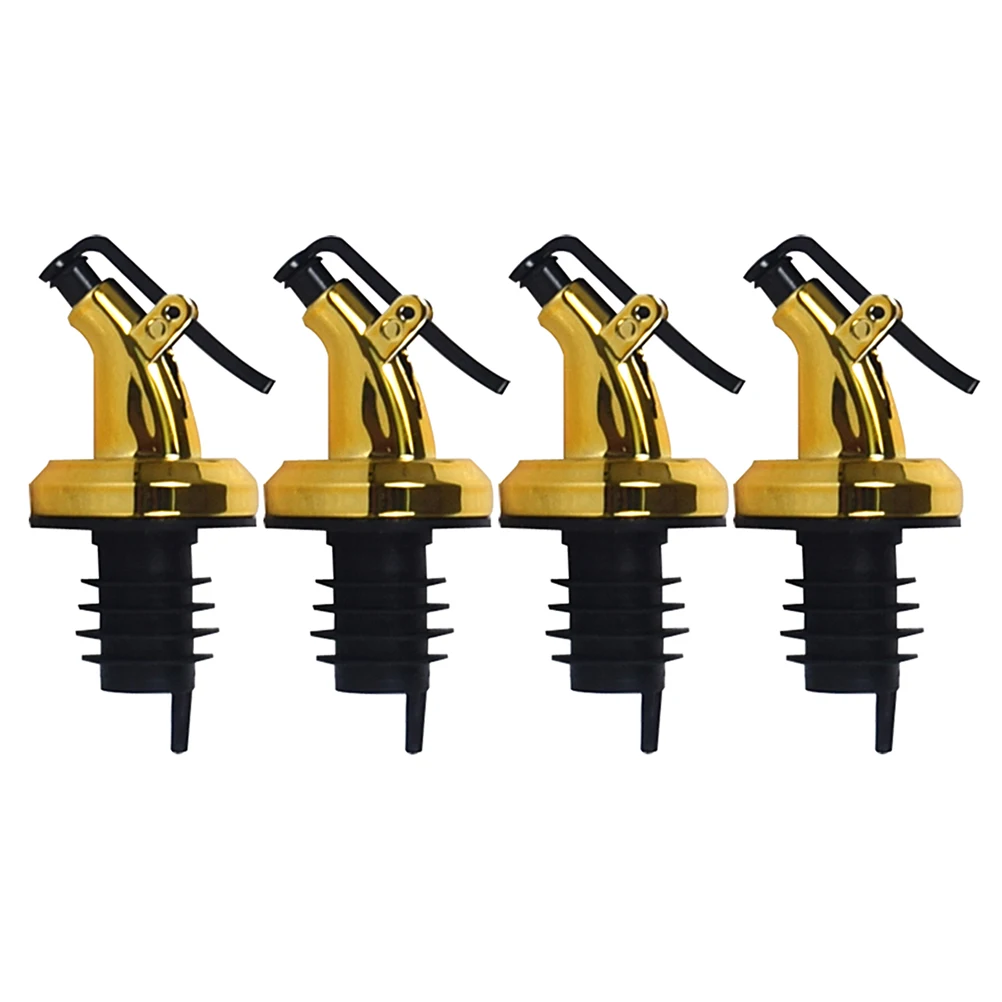 

Oil Bottle Pourer Nozzle Spiral Design Vinegar Soy Sauce Bottles Easy Control Tight Sealing Practical Use Cooking Dispenser
