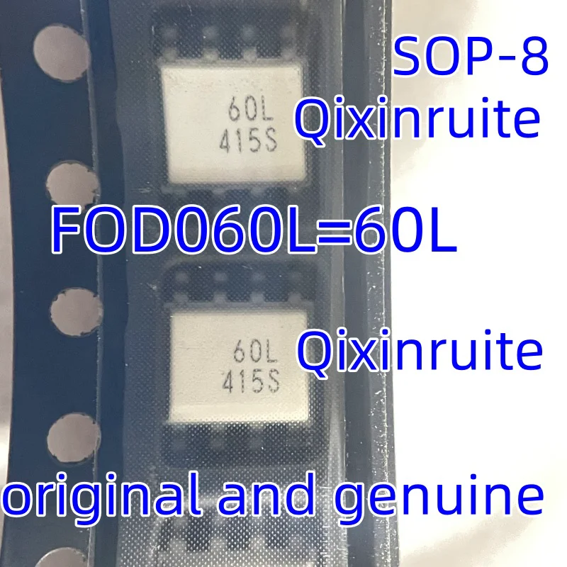 

Qixinruite совершенно новый оригинальный FOD060L = 60L SOIC-8 3V ~ 5,5 V изоляционное напряжение (rms): 3.75kV логическая строка