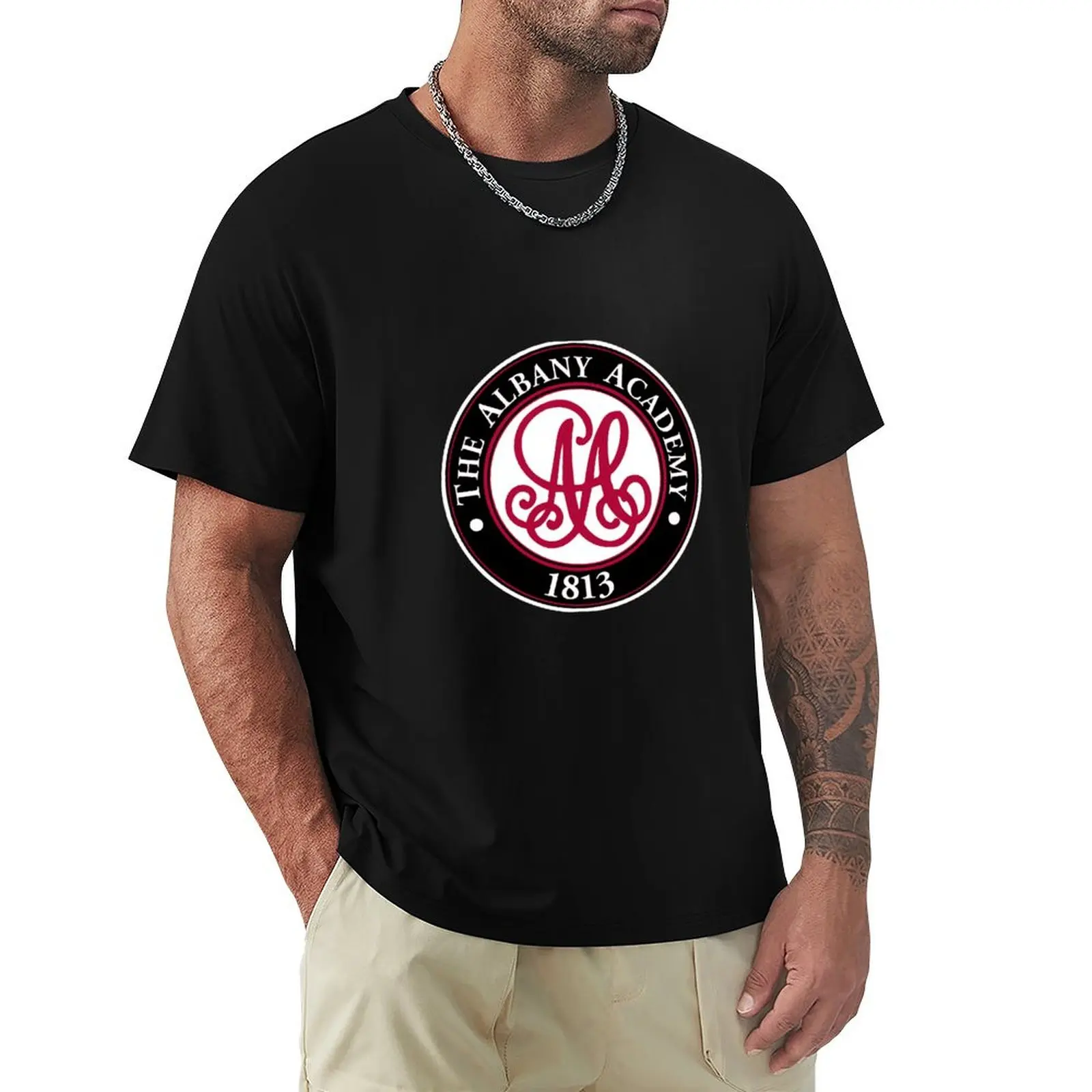 

The Albany Academy Logo T-Shirt Simple Trendy Casual T-Shirt