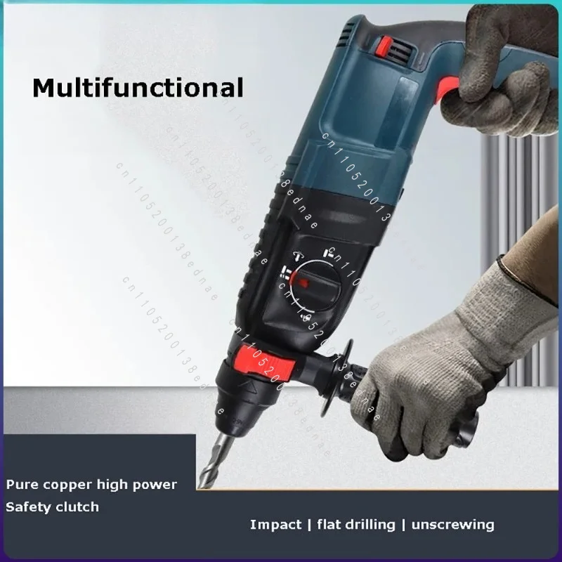 Heavy Duty Demolition Tool for Brick Wall Construction Rotary Hammer Professional Concrete Drill