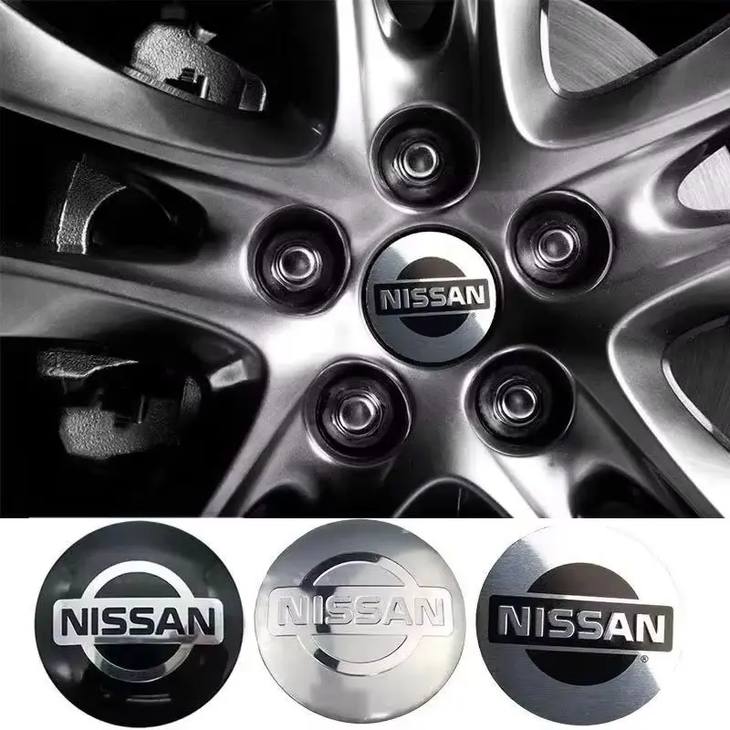 

4PCS 60mm 65mm Car Wheel Hub Center Sticker for Nissan Nismo Micra Qashqai J11 Leaf Juke Patrol X Trail Tiida Navara Note Teana