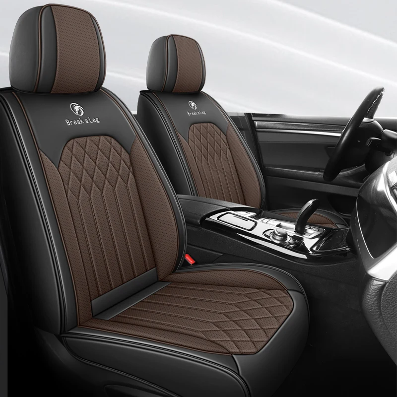 

2Pcs Front Seat Covers, Premium Ultrasuede All-Season Durable Easy-Care, Driver/Passenger Seat Decor & Protection, Fits Most Car