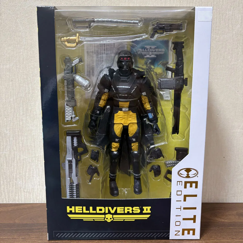 Mcfarlane Toys Elite Edition Shadowhawk/Sa-04 Combat Technician/T-45b Nuka Cola/Geiger/Kratos, 18 cm actiefiguur.