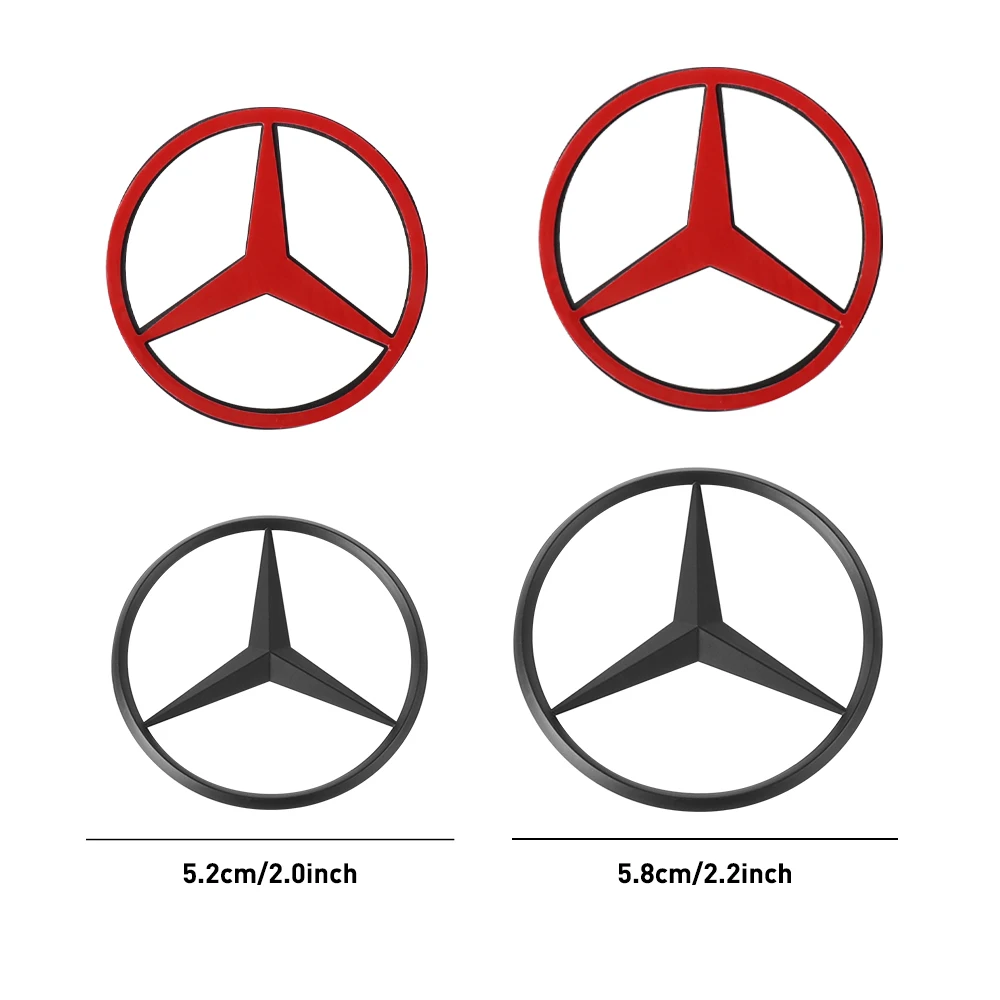 1pc Car Steering Wheel Stickers Decoration Trim 3 Colors For Mercedes Benz A B C E S Class GLA GLC CLA GLE GLS CLS Auto Styling