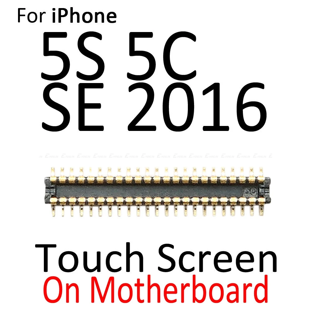 Touch LCD Display FPC Connector For iPhone 5 5G SE 5S 5C 6G 6 Plus Display Board Connector On Motherboard Mainboard Flex Cable