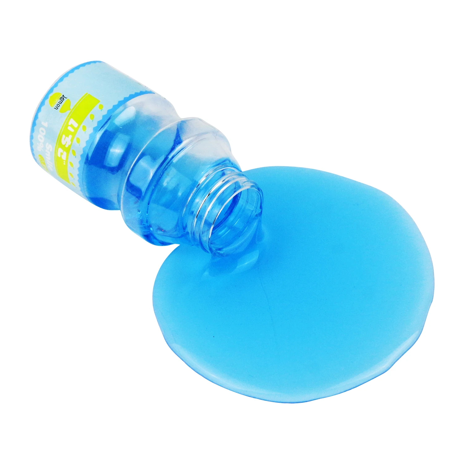 Simulated bottle drink with fake water, slime crystal clay toy, decompression and squeezing, with a novel tactile sensation