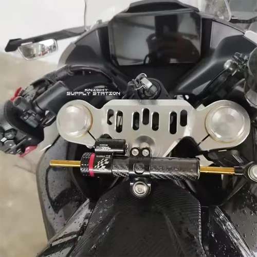 Imagen 2 del producto Para CFMOTO 450SR 450 SR 2021 2022 2023 2024 accesorios de motocicleta montaje estabilizador de amortiguador de dirección ajustable