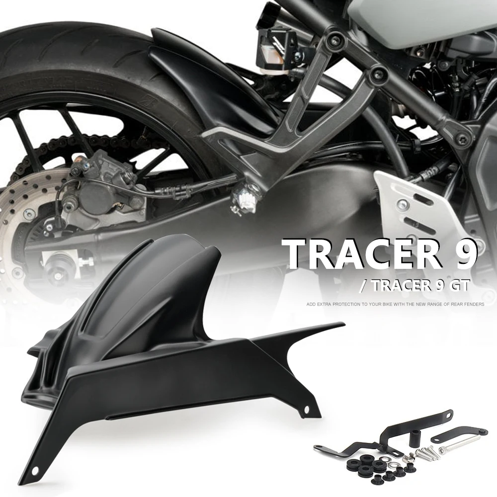 

Motorcycle Rear Fenders Wheel Mudguard Black Carbon fiber For YAMAHA TRACER 9 Tracer9 Tracer 9 GT 2021 2022 2023 2024