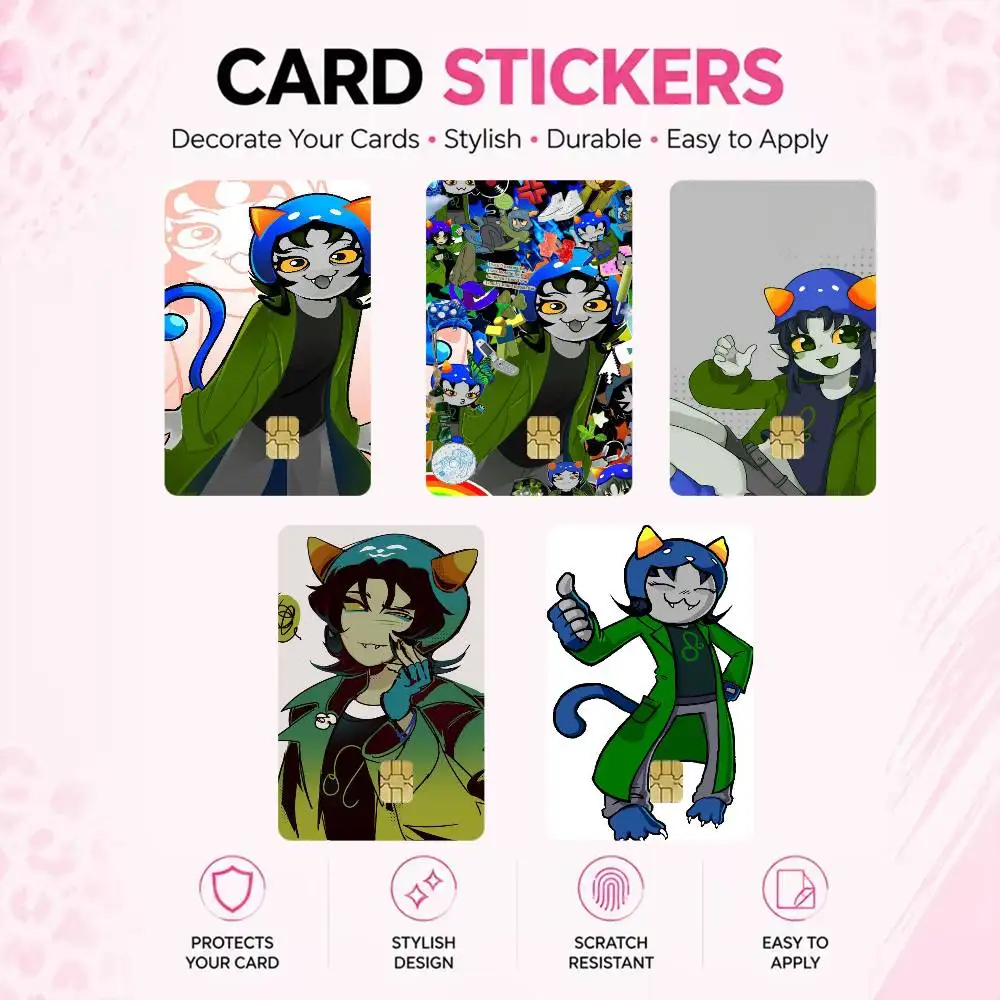 Nepeta Leijon High‑Res Game Chip Decals Credit Card Mini Waterproof Vinyl Ornament Useful Gift