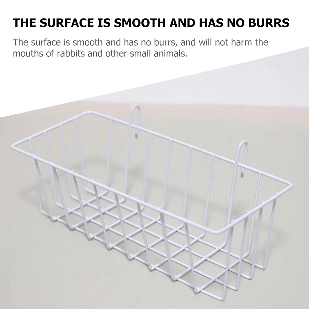 

Rabbit Hay Feeder For Cages Wear-Resistant Hanging Holder Easy Clean No Burrs Convenient Rack Bunny Feeder Pet Supplies