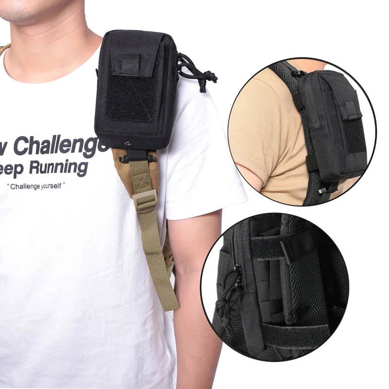 Molle Tactical waist Bag Outdoor Emergency edc pouch Phone Pack Sports Running Accessories Climbing Tool Hunting Bags