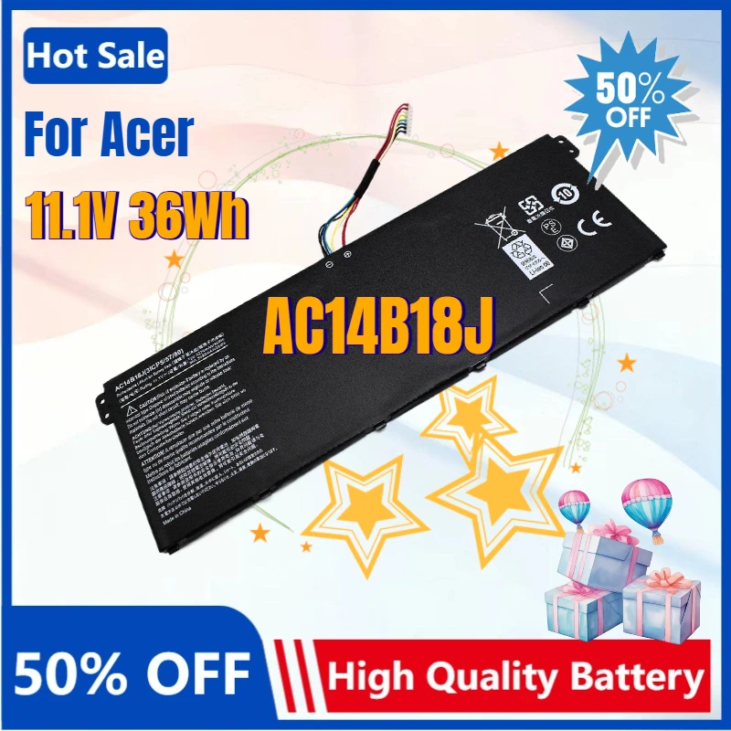 AC14B18J Laptop Bat…