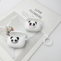 cartoon panda Earphone case For SoundPEATS Air5 PRO /H3/Clip1 /C30/Clear Dot /Life Case for SoundPEATS T3 PRO case silicon cover