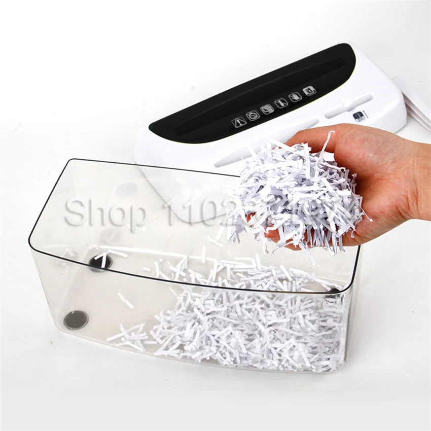 Hand Operated Manual Shredder Mini Home/Office Shredder Credit Card/CD/A4Paper Manual Grinder