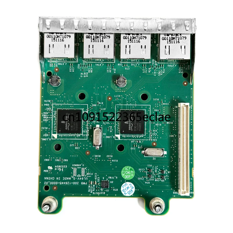 

R620 R720 R730 XD I350 Quad interface card module 0R1XFC 0FM487 Onboard, used