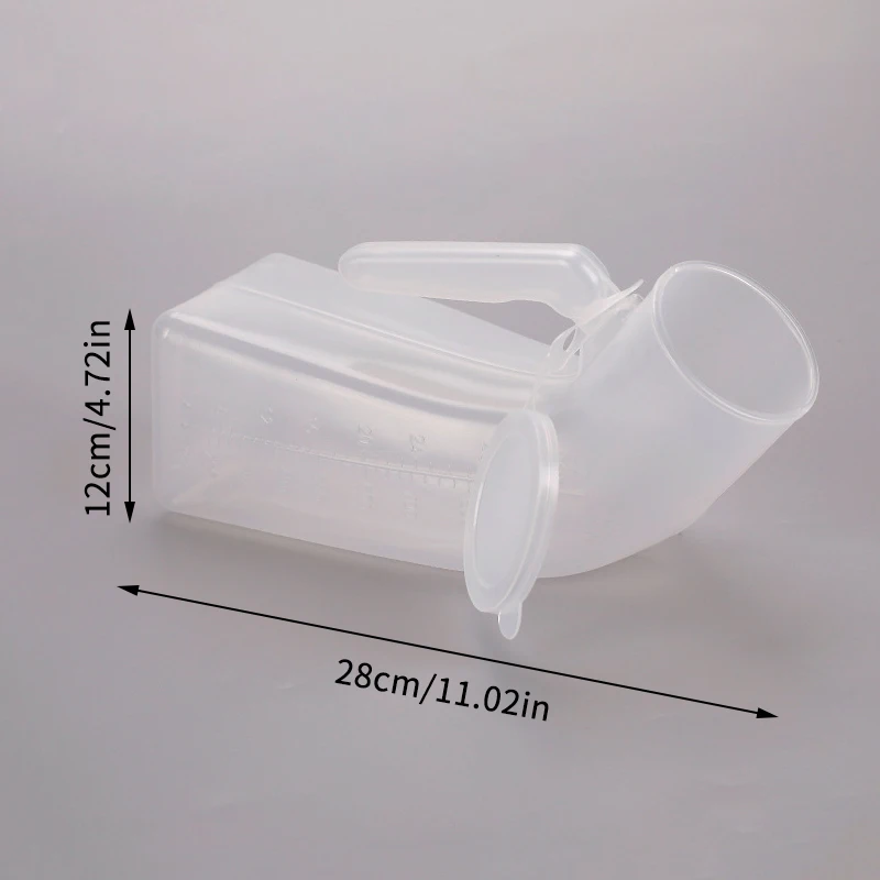Thick Portable Men Urinal With Lid Large Capacity Night Pot Bedridden Patients Elderly Women Pregnant Adult Toilet Urinal