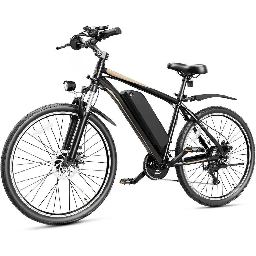 

26" Electric Mountain Bike with 850W Peak Brushless Motor, Max 55Miles 25MPH Electric Bicycles, 450Wh Removable Battery, Ebike