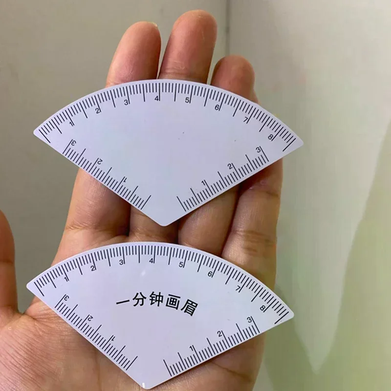 رسم سريع تصميم الحاجب حاكم Microblading أداة رسم الخرائط تشكيل تجميل دائم رسم دليل حاكم لوازم الوشم إعادة الاستخدام #2