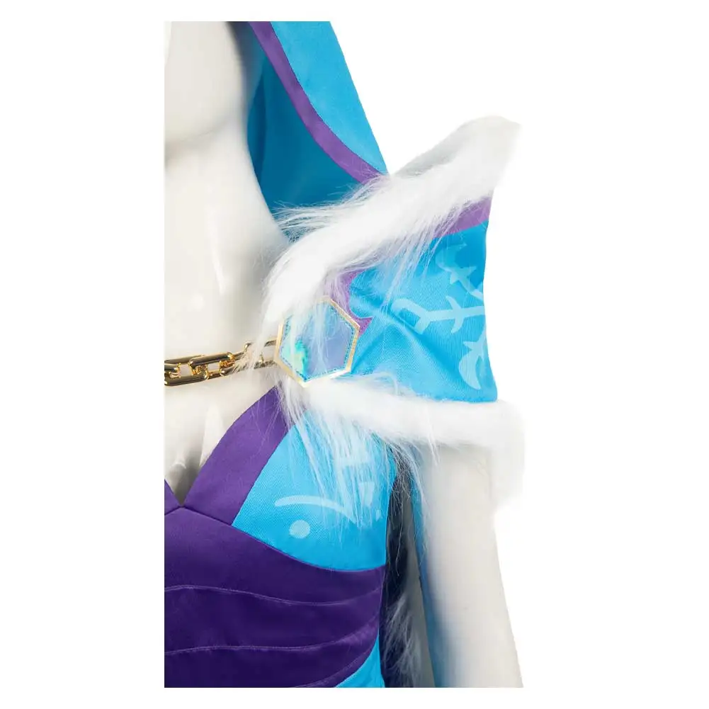 Dota 2 Crystal Maiden Cosplay Costume pour femmes adultes, déguisement, robe, tenues de jeu de rôle, Halloween, carnaval imbibé