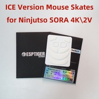 Esports Tiger Gaming ICE Version V2 Mouse Skates Feet for Ninjutso SORA 4K\\SORA V2 Universal Edition Mouse White Glides Arc Edge