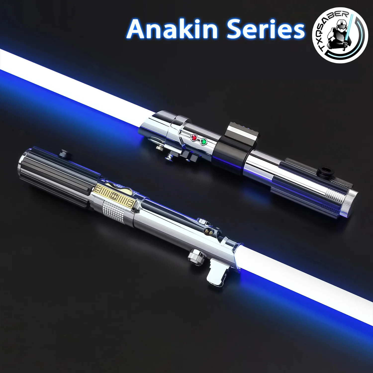 

TXQSABER Anakin EP2 EP3 Lightsaber SNV4 Proffie2.2 Heavy Dueling High Quality Metal HiltSmooth Swing Laser Cospaly Toy FOC Force