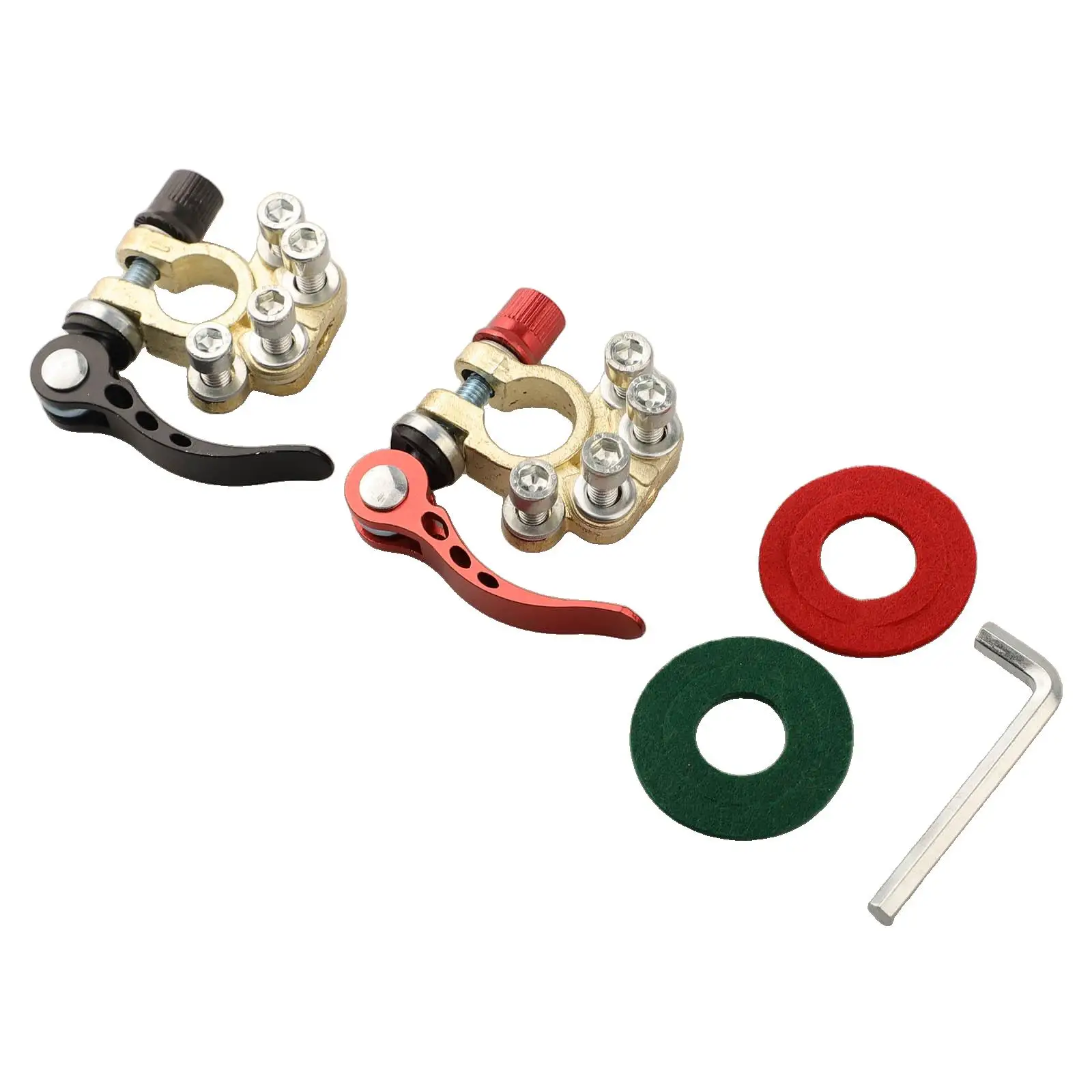 For Quick Release 4 Terminal 12V Battery Connectors Built For Durability In For Cars Trucks Boats Caravans And Off-Road Use