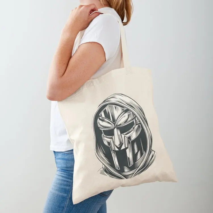 

MF Doom Dumile Metal Mask Tote Bag eco pack hand bags Gift bags