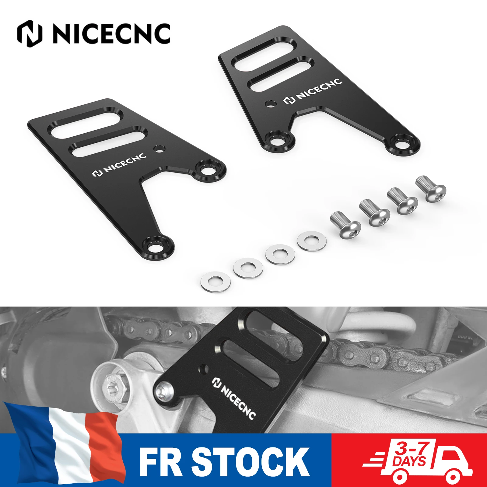 Protection de talon, support de sacs sans cadre pour KTM 690 Enduro/SMC/R 2008-2024 Husqvarna 701 Enduro SM Supermoto 16-2024