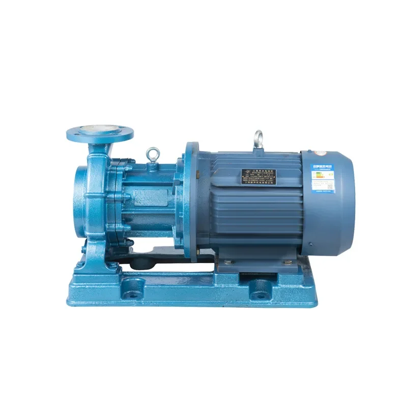 Fluorine plastic magnetic pump resistant to strong acid and alkali corrosion