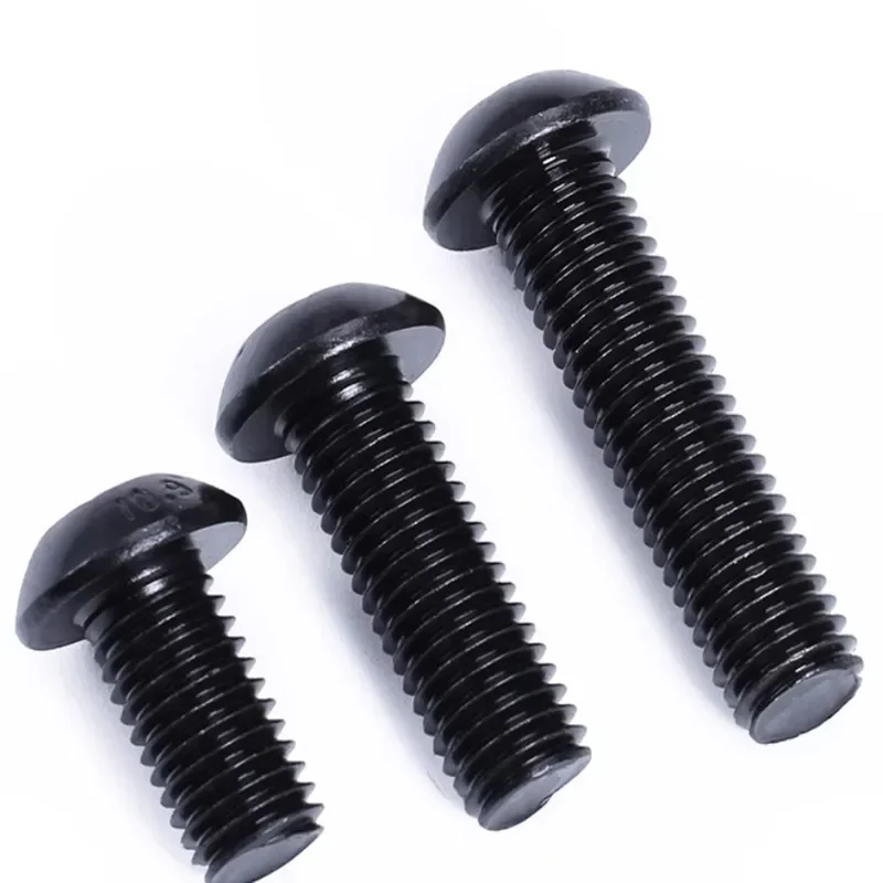 Weiyi 5-50 Stück Güteklasse 10.9 Legierungsstahl M3 M4 M5 M6 M8 Schwarze Torx-Linsenkopfschraube Sechslapp-Torx-Flachkopfschraube Länge 4mm~40mm – Detail 2