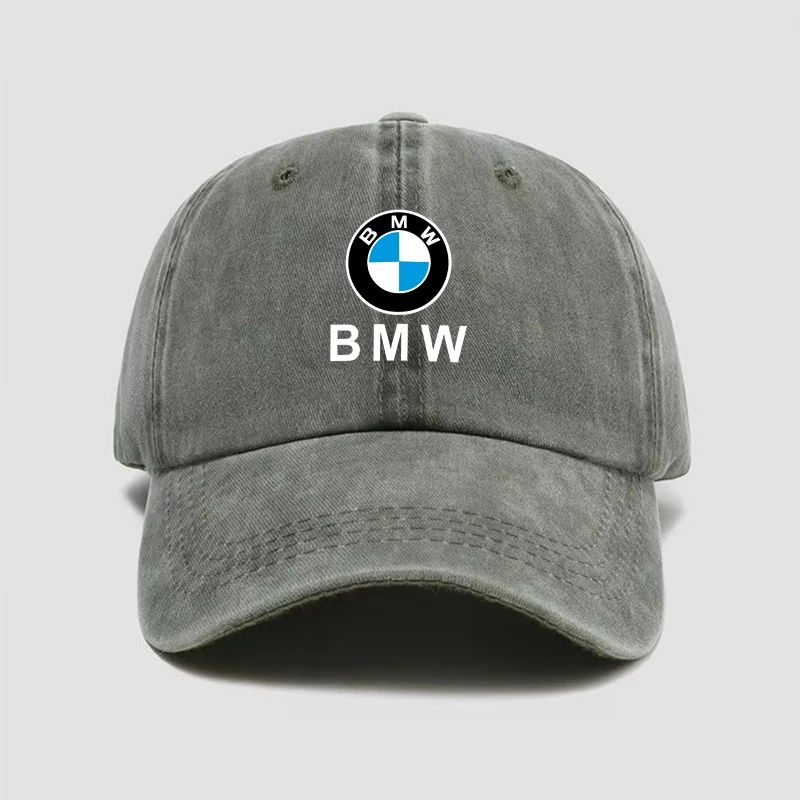 Casual Car Baseball Cap Washed Denim Vintage Cap Sunscreen Hat For BMW M E46 E36 E34 F10 E90 F30 E60 F30 E53 E30 E92 E87 Sticker - view 6