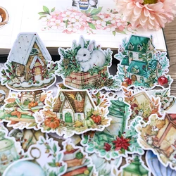 20PCS warm winter Stickers Crafts And Scrapbooking stickers book Student label Decorative sticker DIY Stationery