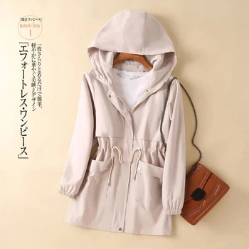 2024 jesienno-zimowa nowa damska parka puchowa wiatrówka płaszcz aksamitna kurtka z podszewką bawełnianą koreańska luźna odzież wierzchnia z kapturem damska Out