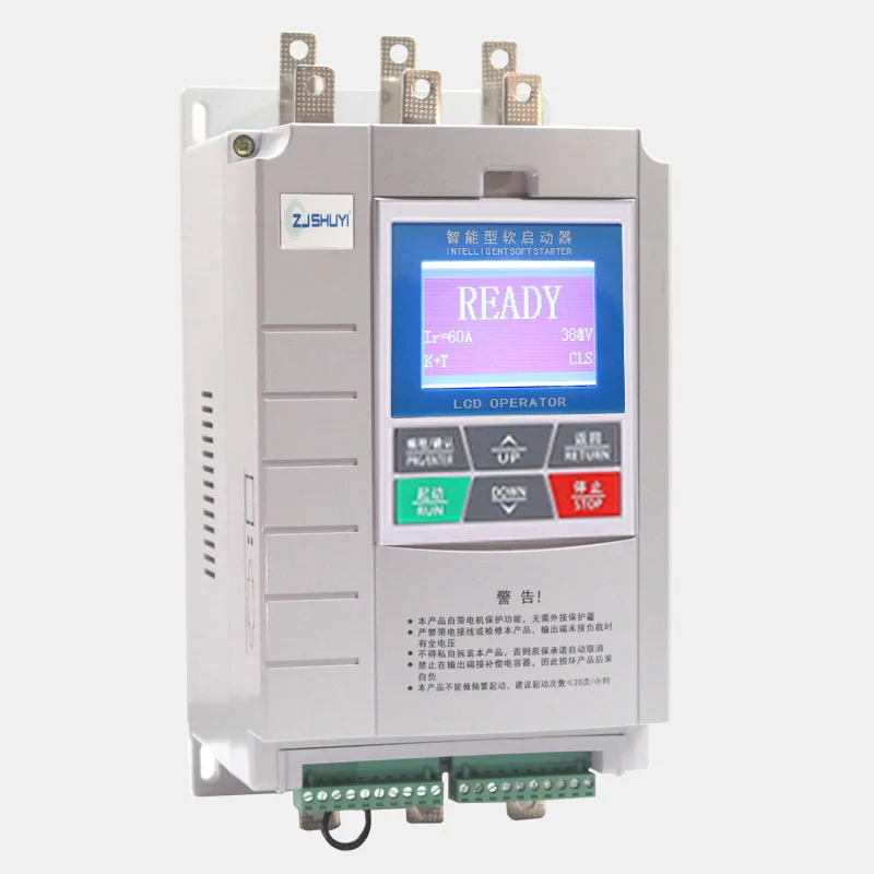 ZJSHUYI- Water Pump, Conveyor Belt, Bypass Motor Soft Starter Protector, SYGE-300-18.5 KW