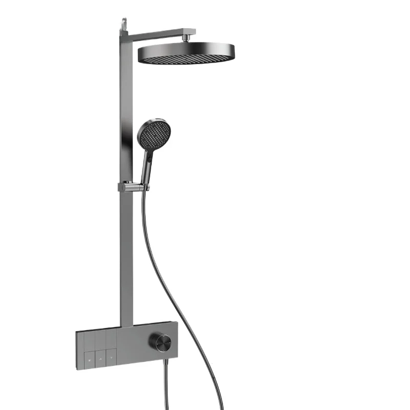 Complete bathroom shower set, complete set of home milky white piano key shower set