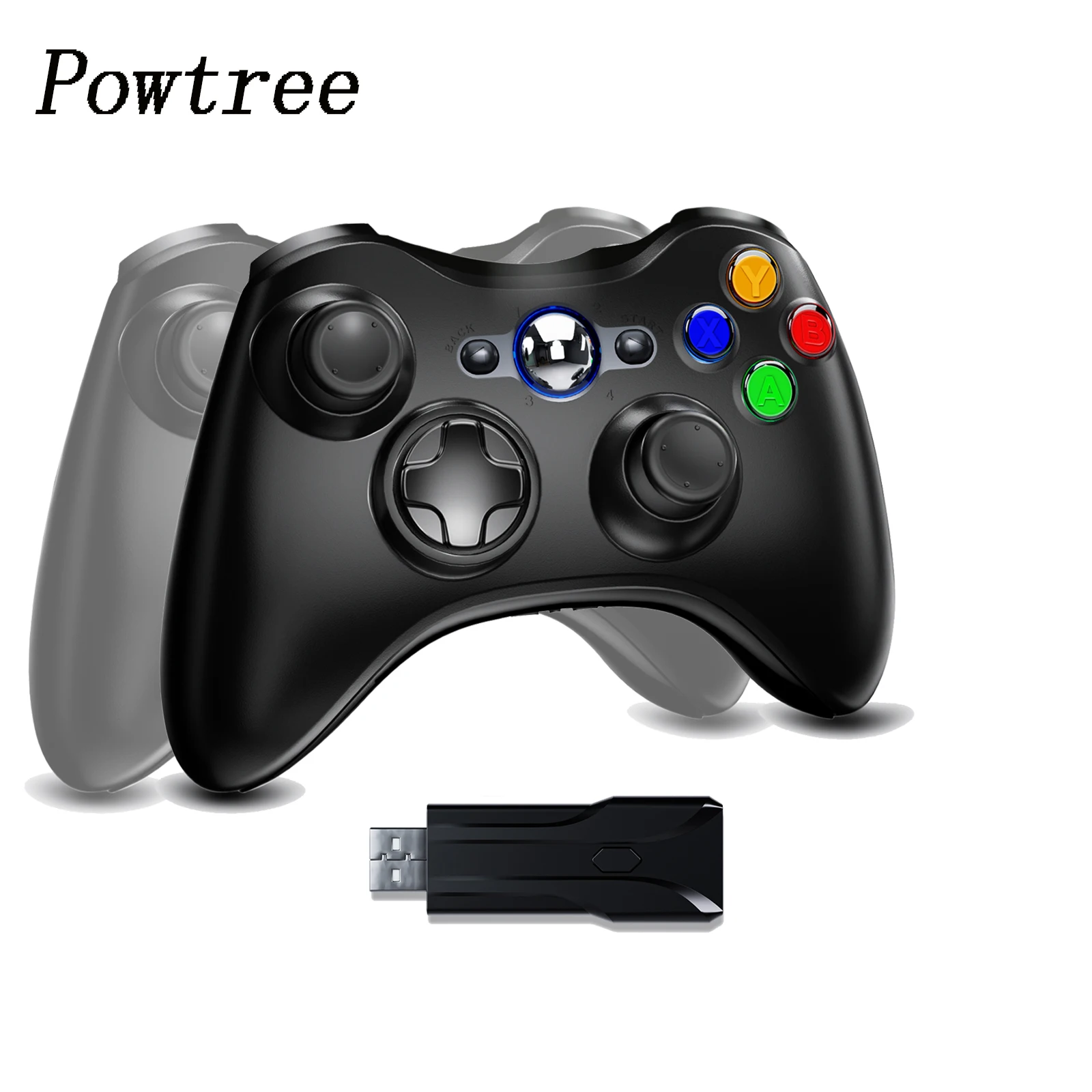 Powtree 2.4G Wireless Controller for Xbox series Joypad with high quality For PC Windows 7 8 10 360 controle gamepad