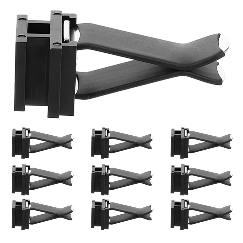 

10pcs Freshener Auto Aromatherapy Outlet Accessories Durable Metal Air Vent Clip For Car Air Conditioner White Stylish Durable