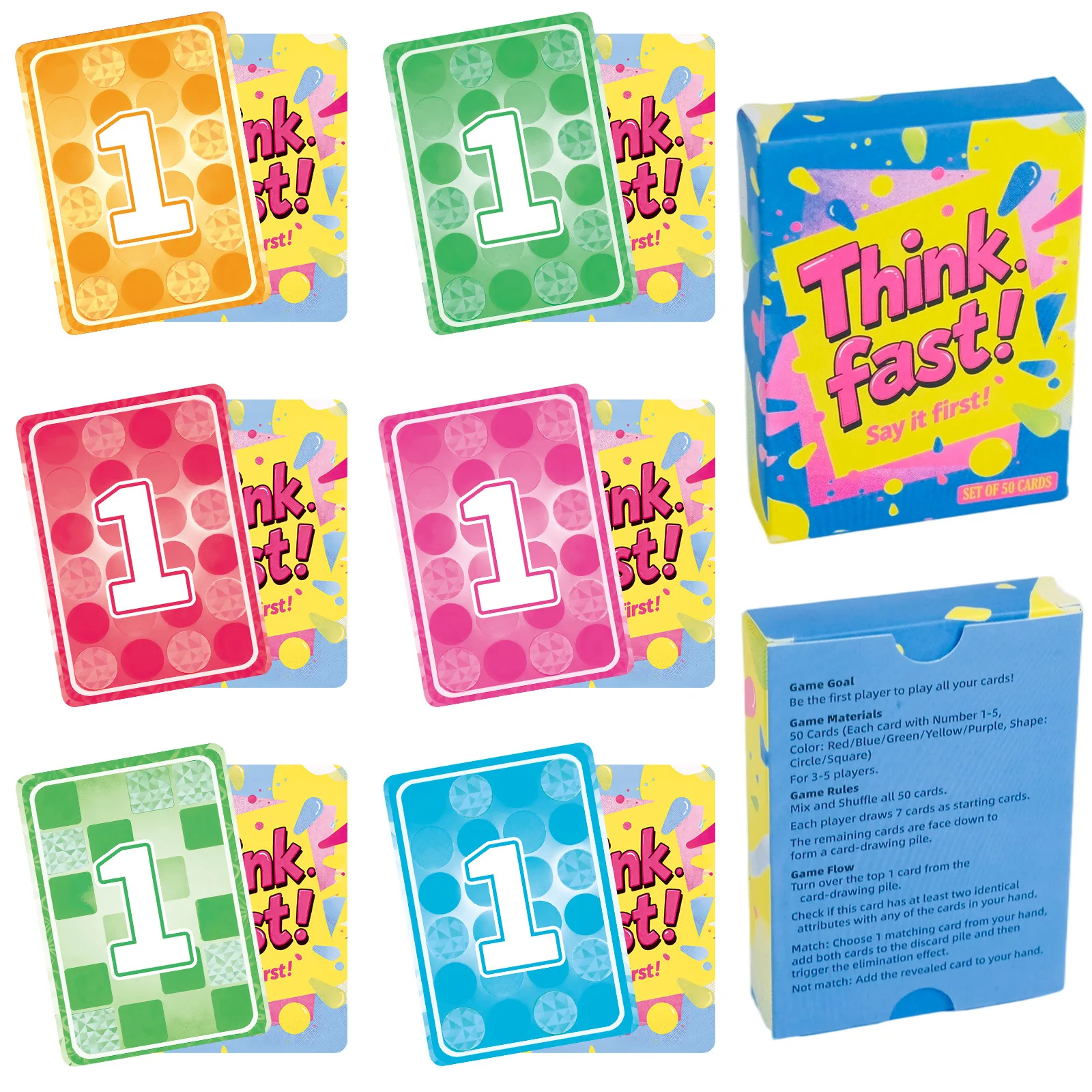 1 scatola di pensiero rapido numero puzzle gioco di carte per feste carte per bevande divertenti accessori per giochi di bevitori per eventi sociali