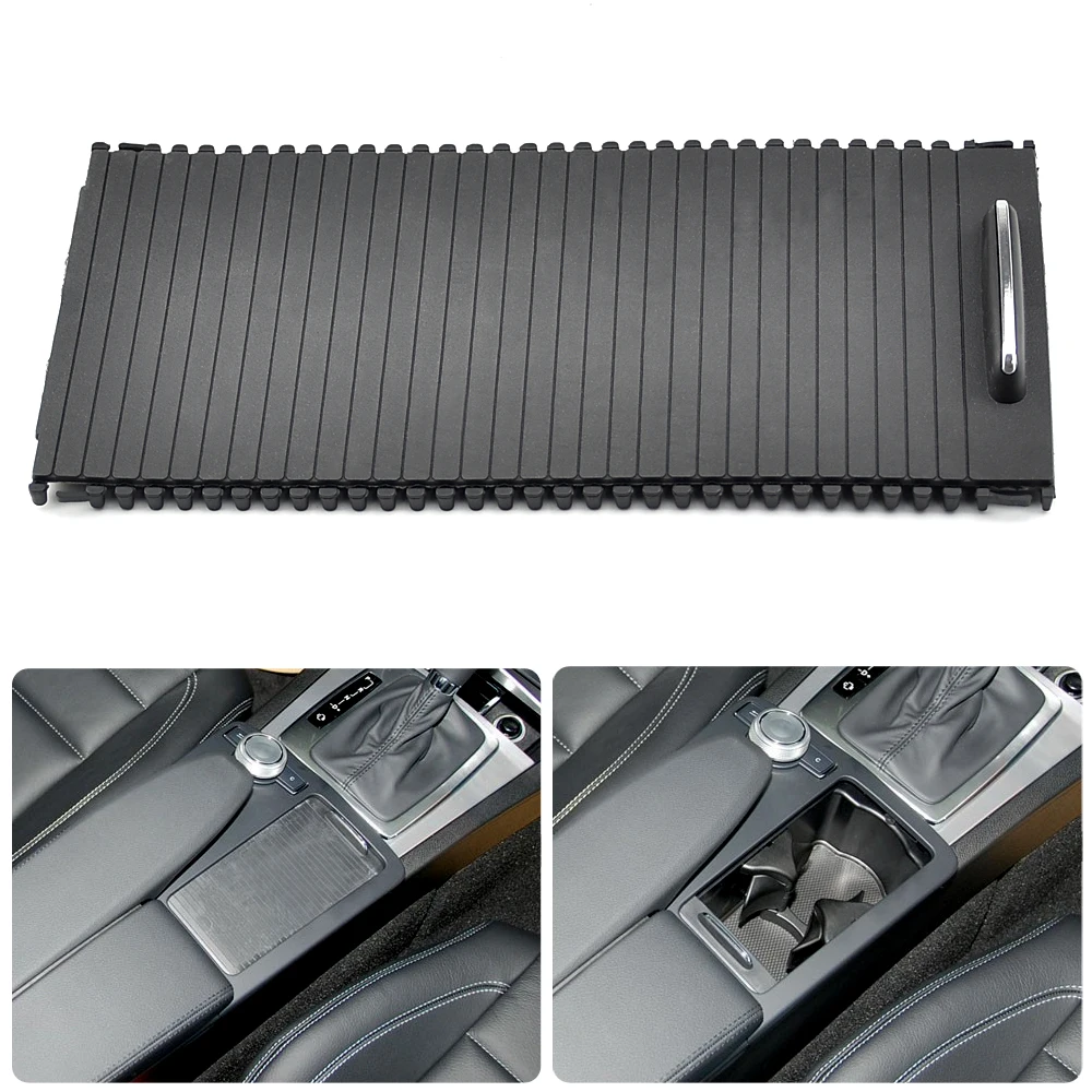 2036800123 Car Center Console Sliding Shutters Cup Holder Roller Blind Cover Car-Styling For Mercedes Benz C-Class W203