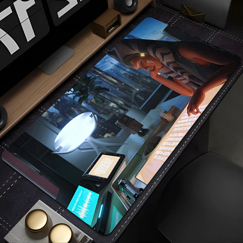 

Star Wars Ahsoka Tano Anime Mouse Pad Gamer Keyboard Pad Desk Mouse Mat Carpet Rubber Tapis Souris Gaming Notbook PC Mousepad