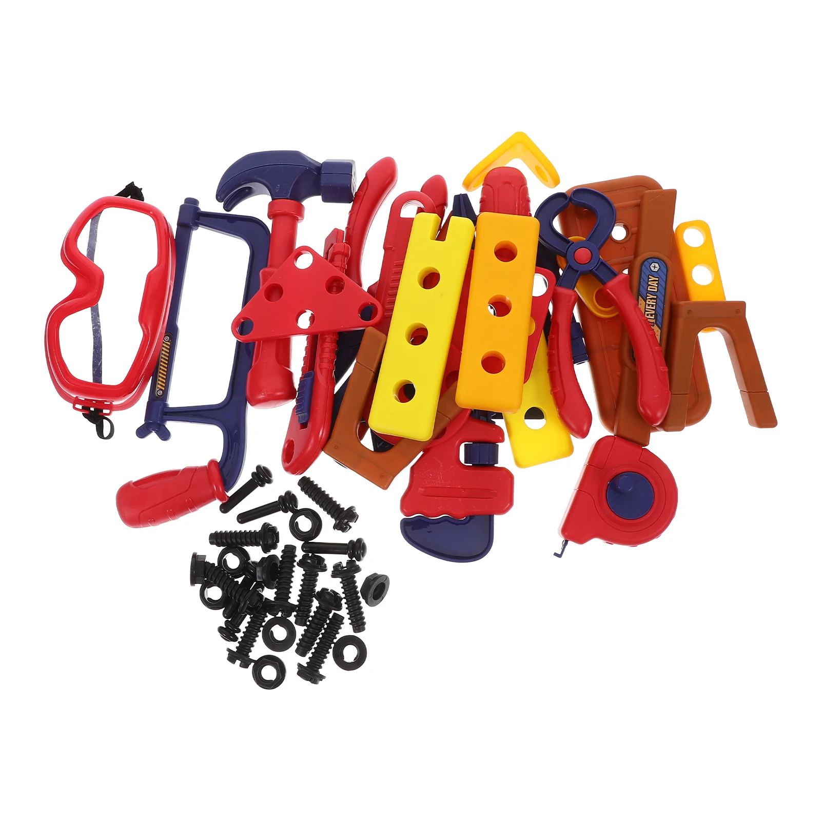 

Toddler Toys Simulation Repair Tool Kids Kits 46 Piece Set Children Learning Pretend Play Tools for