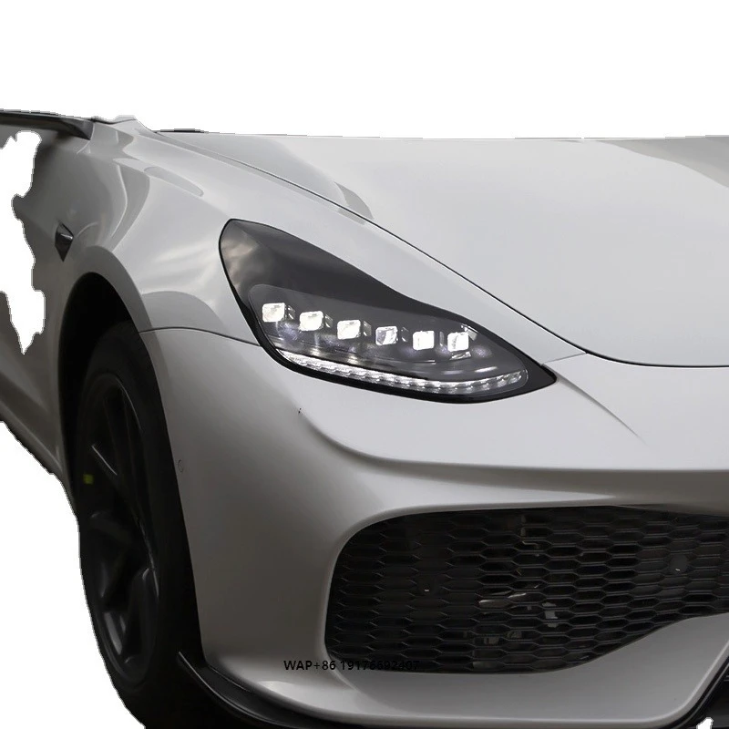 Fully Surrounded Model 3/Y taillight Kit for New Energy Modified Headlight Assembly PVC Interior Kits Enhanced Appearance