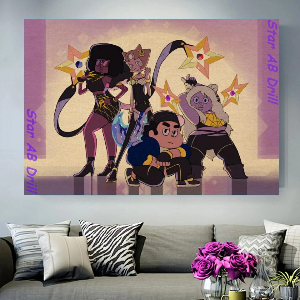 41 Designs Steven Universe 5D Diamond Painting Cartoon Crystal Gems Funny Fancy AB Drill DIY New Art Cross Stitch Kit Home Decor