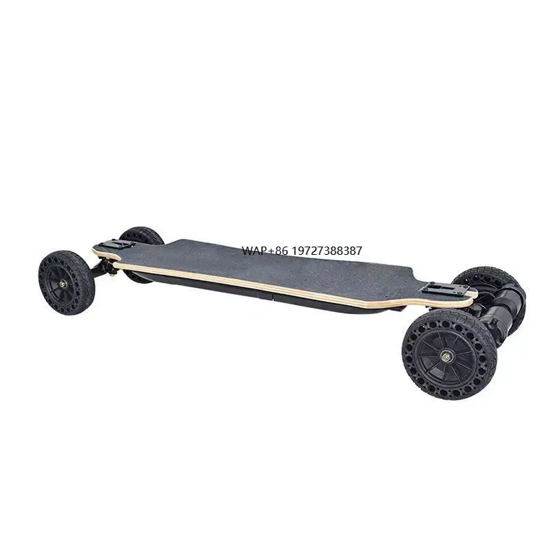 

Electric All-Terrain Off-Road Longboard Skateboard with Four-Wheel Suspension