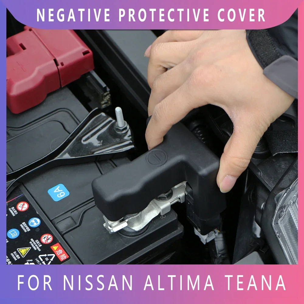 Car Battery Electrode Negative Clamp Terminal Cover For Nissan Altima Teana L33 Maxima Murano 2013 2014 2015 2016 2017 2018