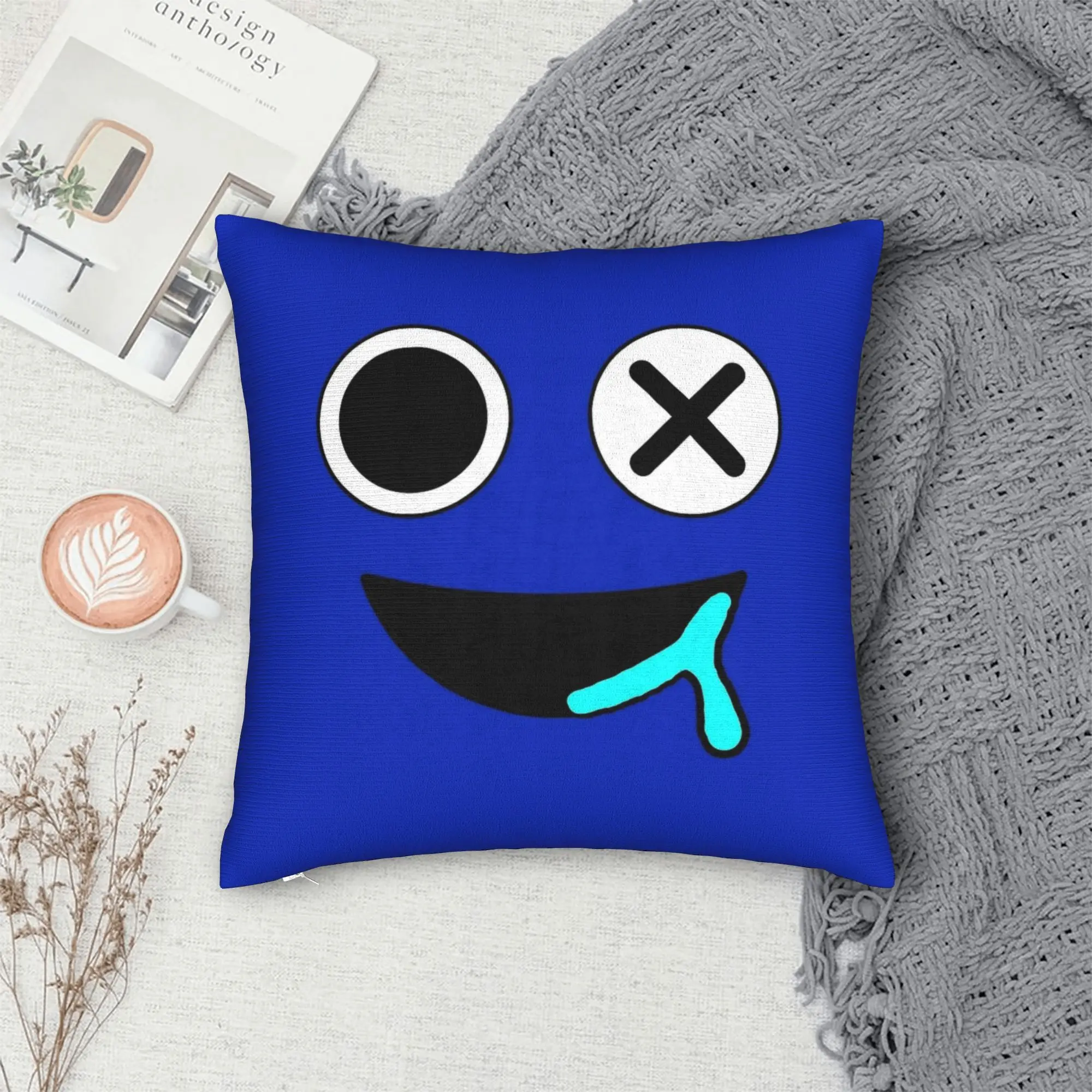 Rainbowes Friend Printed Pillowcases Cushion Cover  Throw Pillow Cover Warm Bed Decorations Square Multi Size