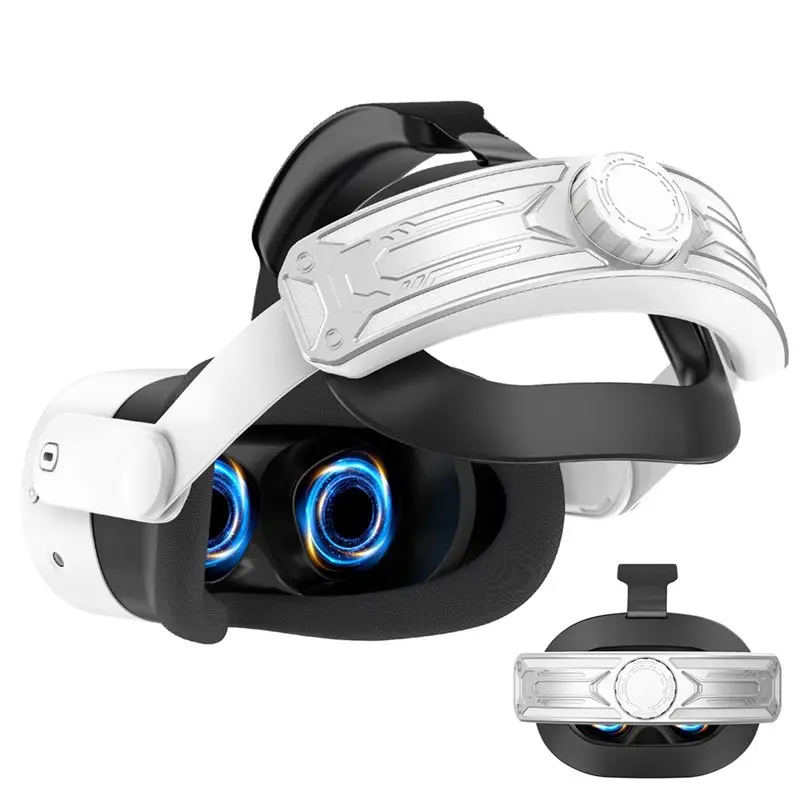 

Ремешок для VR-гарнитуры ABZW для Quest 3S, регулируемый ремешок Elite для Quest 3S, аксессуары для VR, серебристый цвет