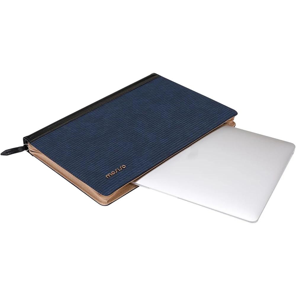 Imagem -04 - Luva para Laptop Vintage para Macbook Air 13 Pasta para Notebook Estojo de Couro pu Capa para Pro 13 m1 m2 m3 A3113 A2337 A2338 A2251